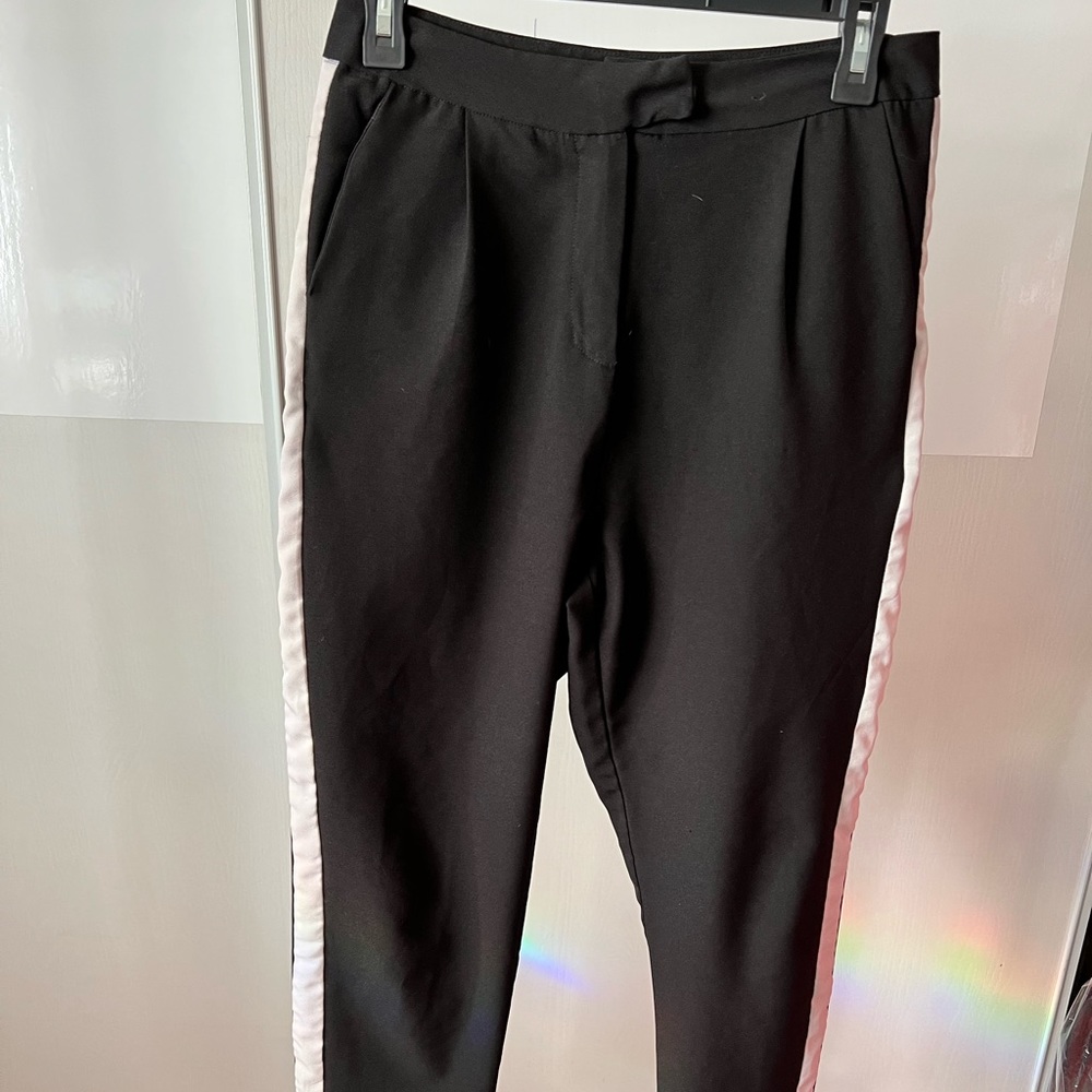 LAST CHANCE Black and White Dress Pants